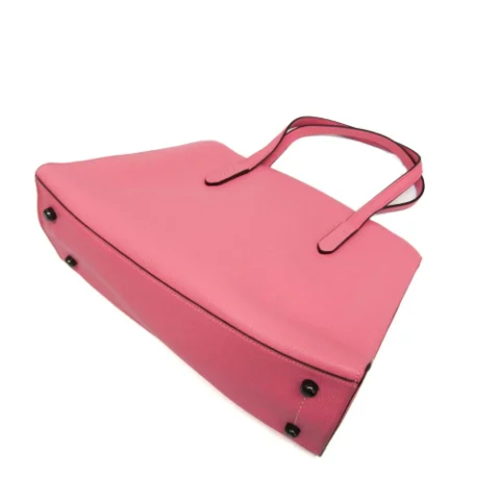 Coach Pre-owned Leather shoulder-bags Pink Dames