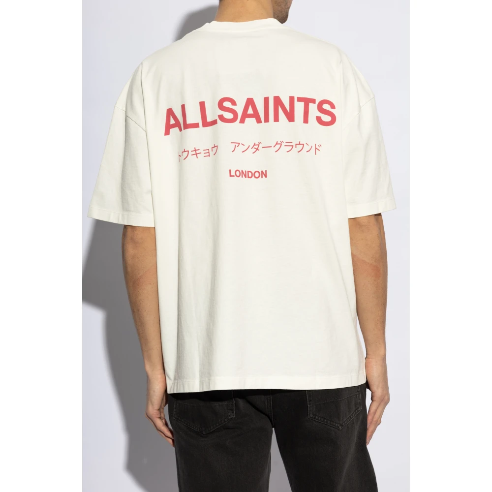 AllSaints Underground T-Shirt White Heren