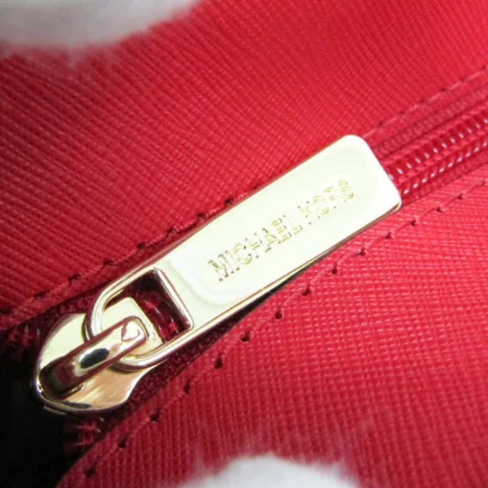 Michael Kors Pre-owned Leather handbags Red Dames