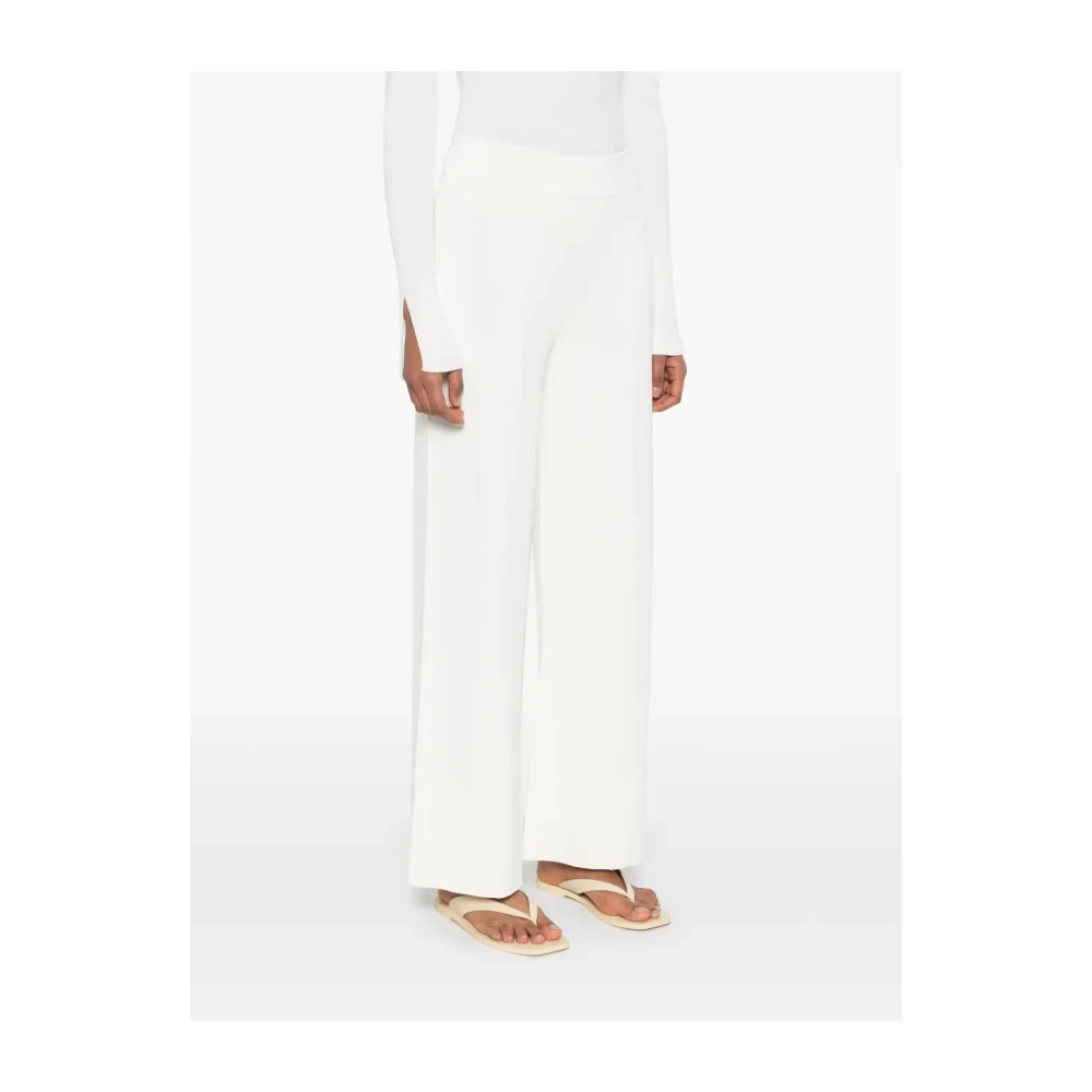 Ermanno Scervino Gebreide broek voor vrouwen White Dames