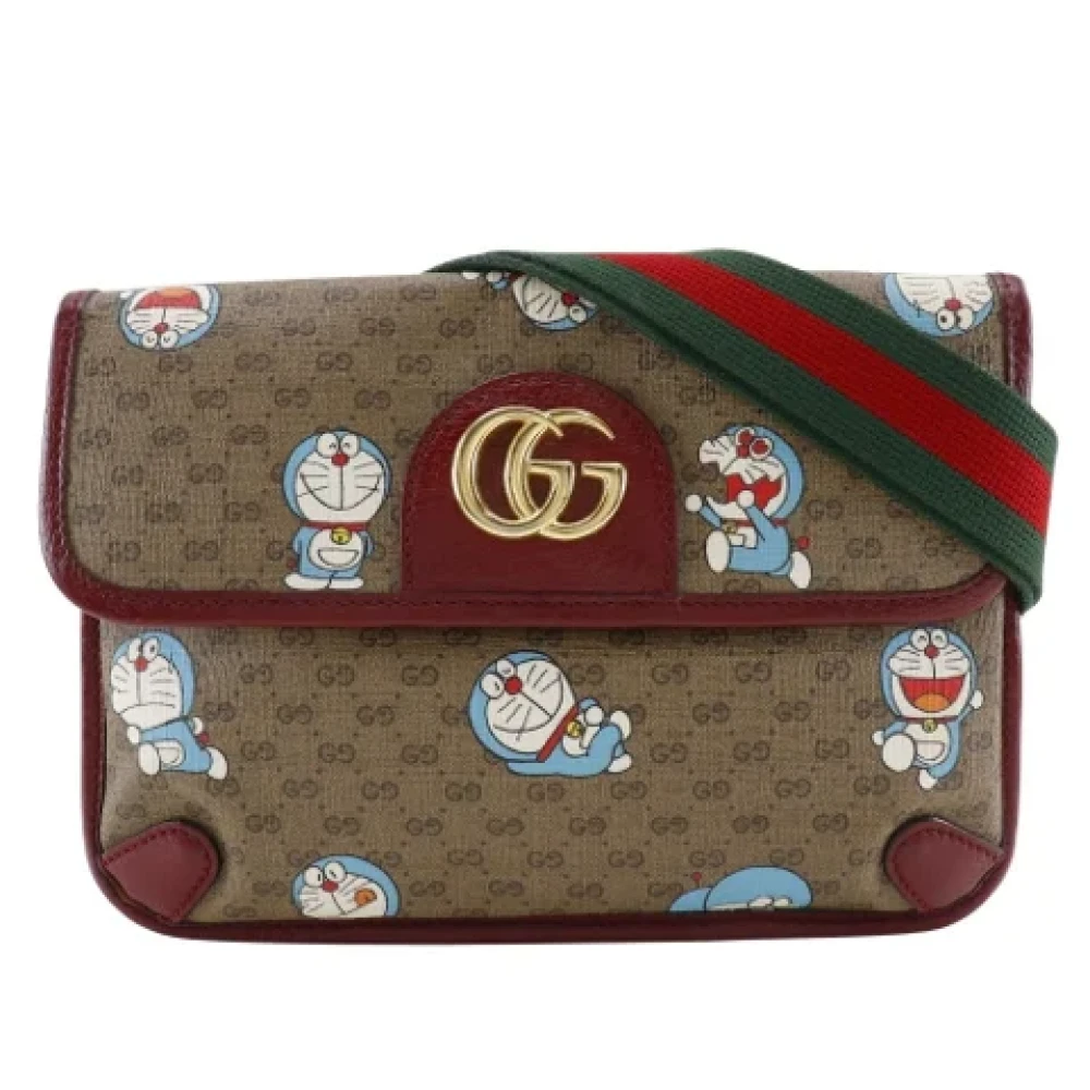 Gucci Vintage Pre-owned Canvas gucci-bags Brown Dames