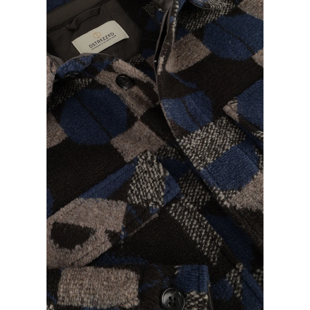 Dstrezzed Blauw Overshirt voor Heren Maverick Blue Heren