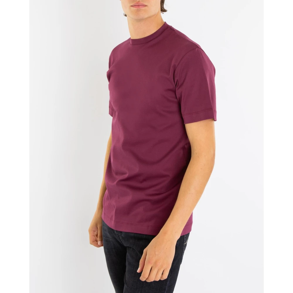 Valenza Interlock Supima T-Shirt Red Heren