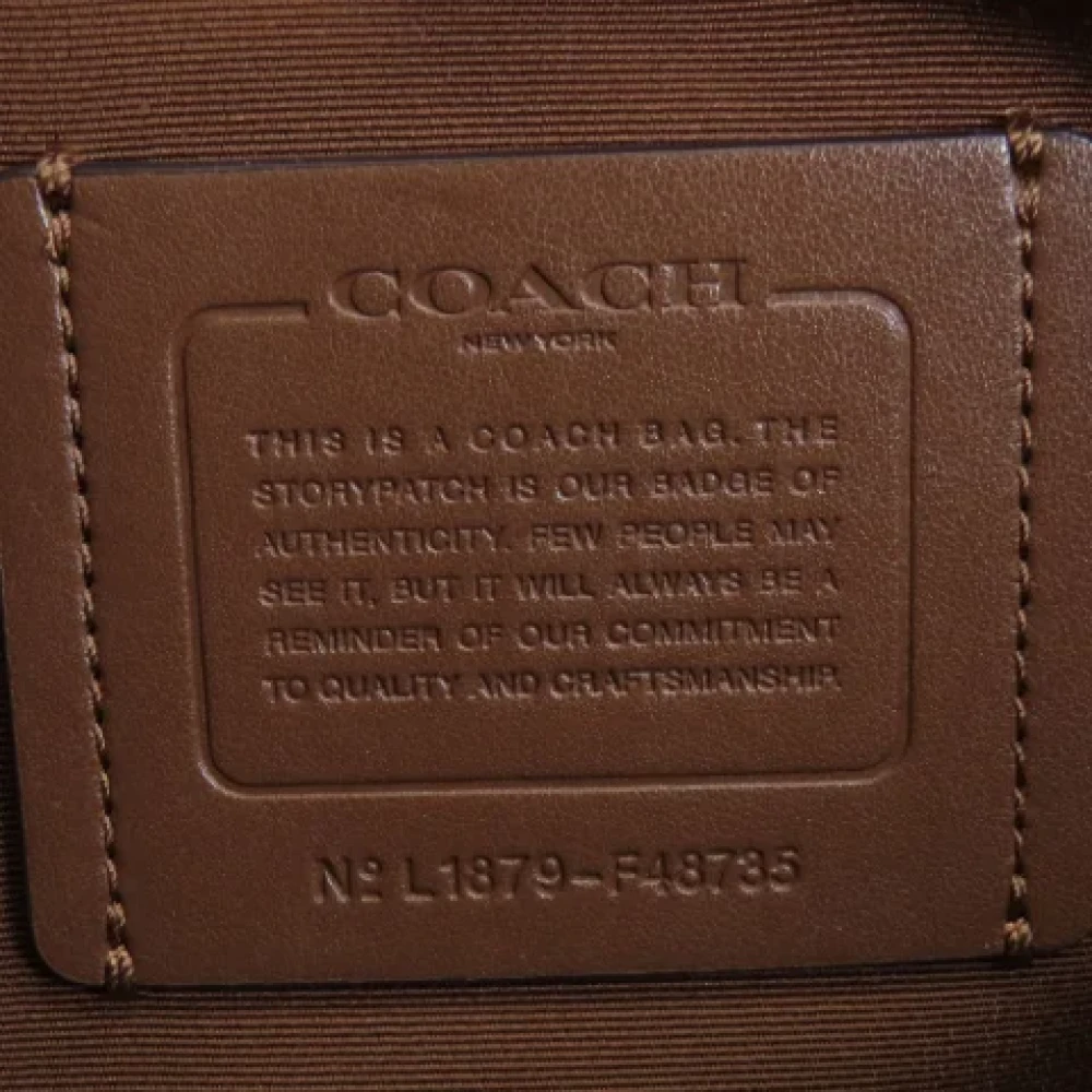 Coach Pre-owned Plastic totes Brown Dames