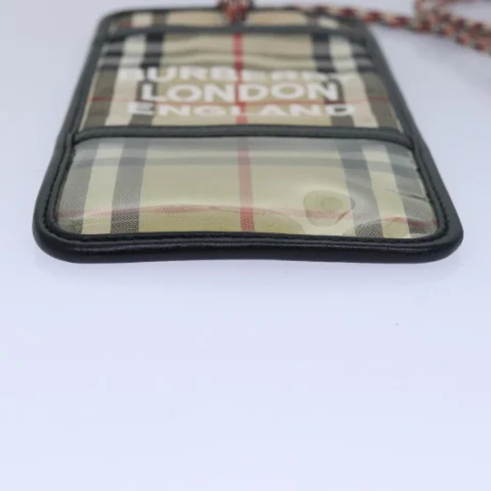 Burberry Vintage Pre-owned Canvas wallets Beige Dames