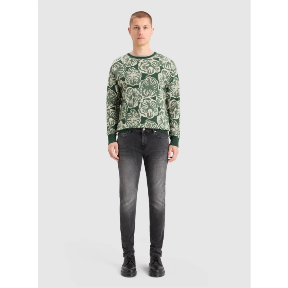 Scotch & Soda Stijlvolle Sweater voor Mannen Green Heren