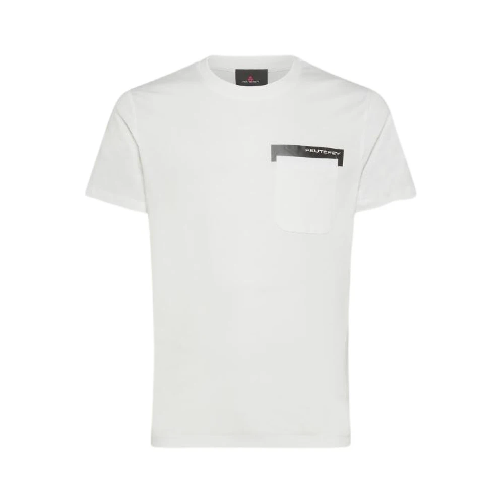 Peuterey Manderly G2 Wit Katoenen T-Shirt White Heren
