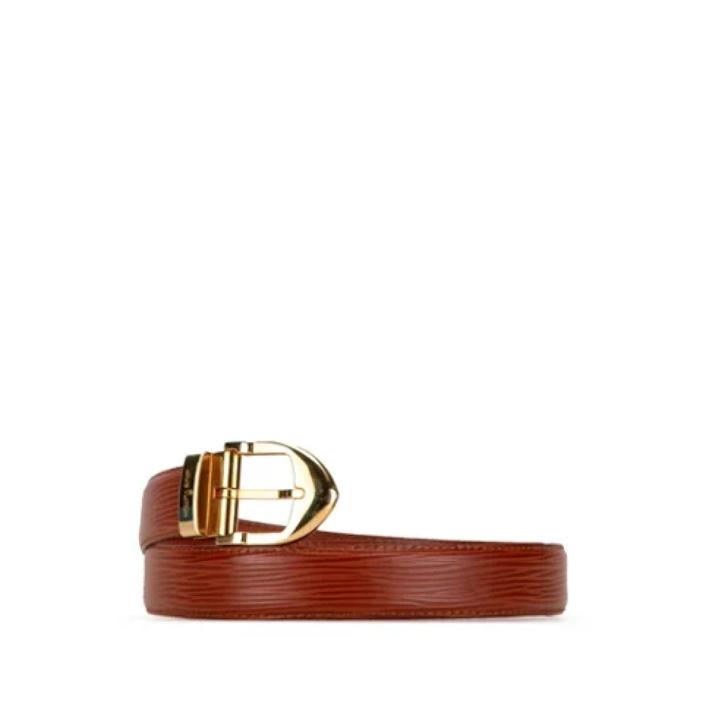 Louis Vuitton Vintage Pre-owned Leather belts Brown Dames