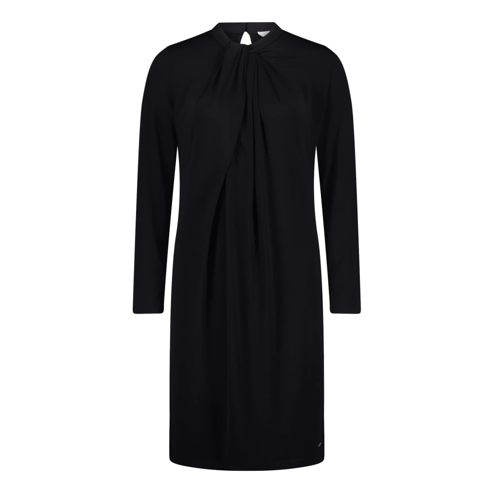 Betty & Co Jerseyjurk met lange mouwen Black Dames