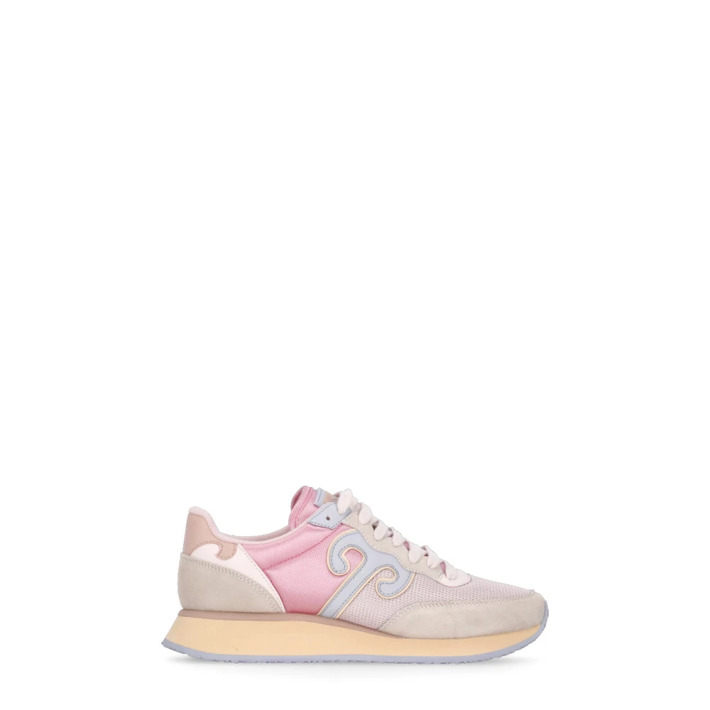 Wushu Ruyi leren sneakers met Ruyi-logo Dames Schoenen Veelkleurig Multicolor