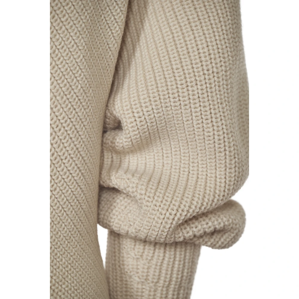Philosophy di Lorenzo Serafini Ivoor Wollen Trui Beige Dames