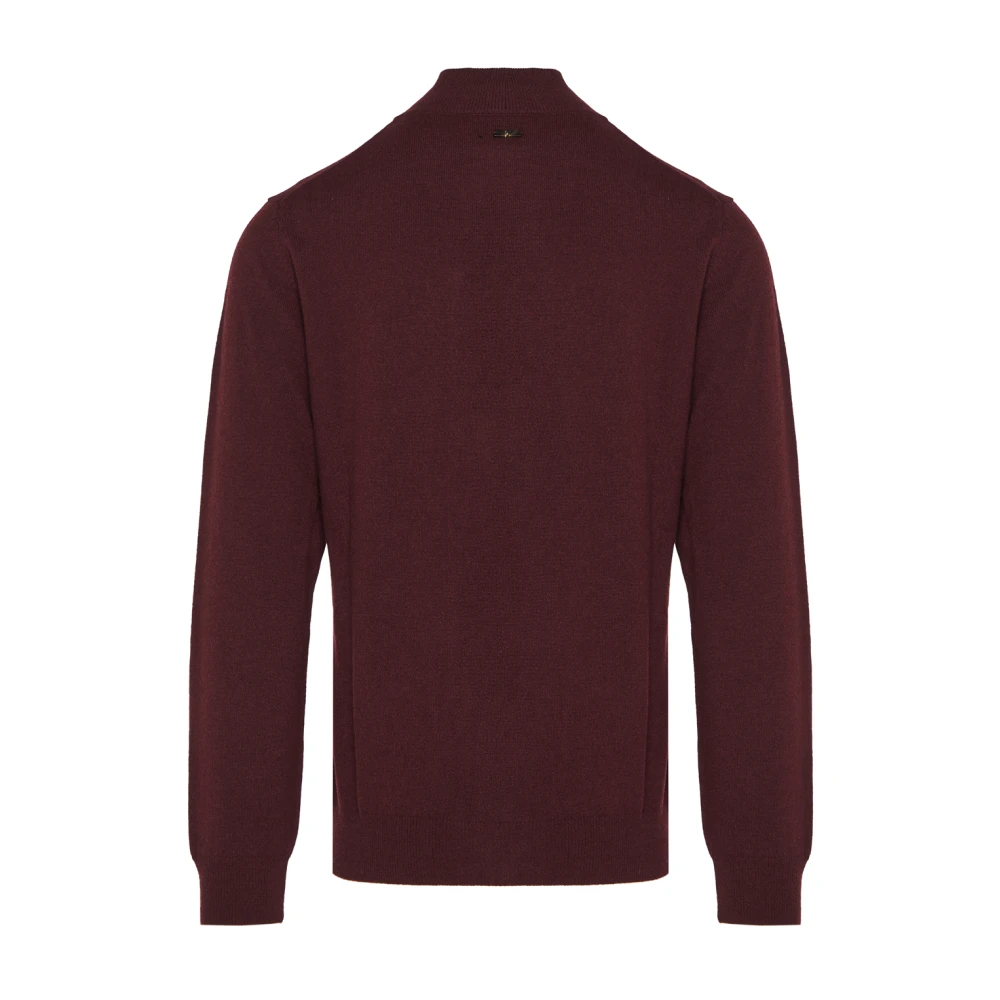 Corneliani Luxe Wol Kasjmier Vest Red Heren