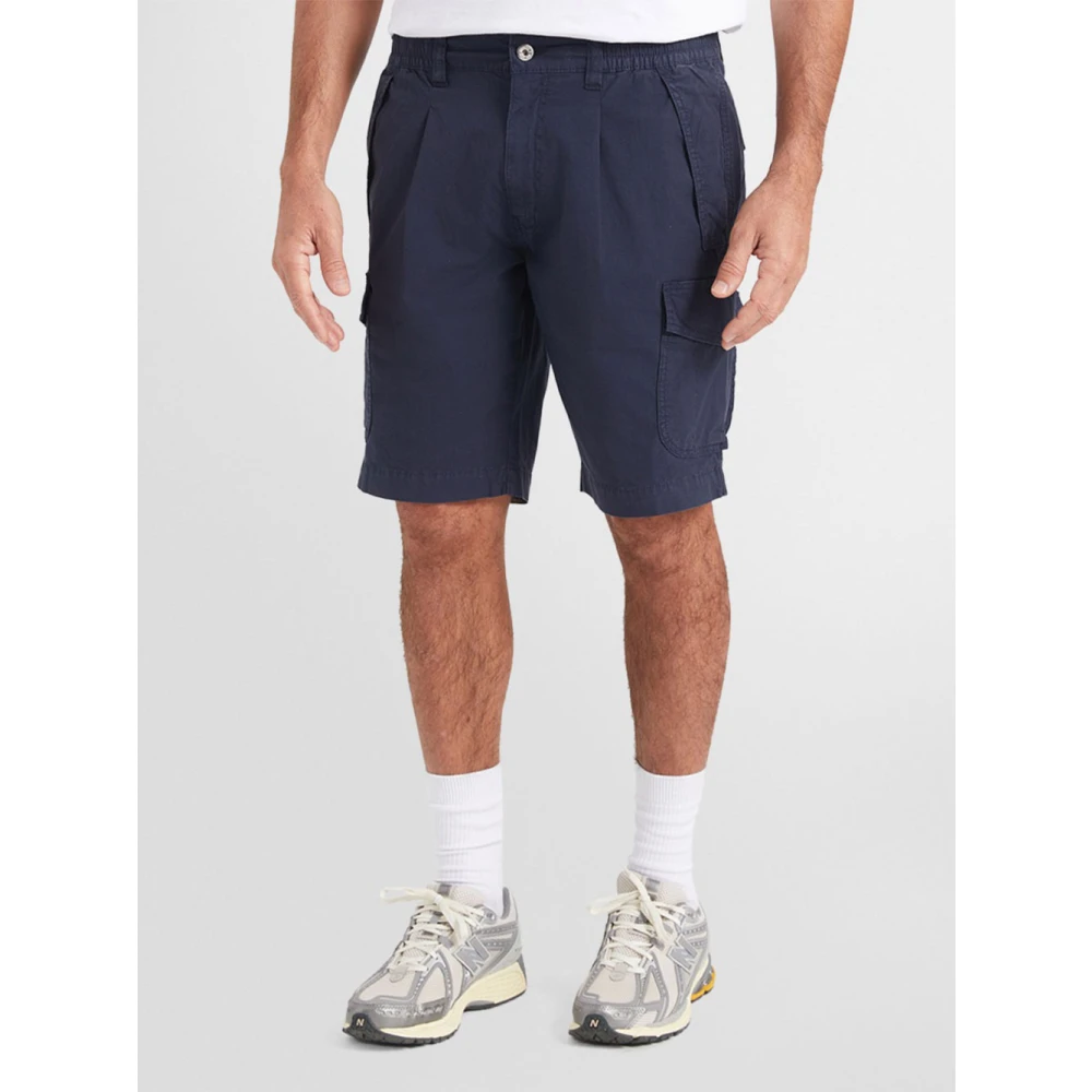 Murphy&Nye Blauwe Cargo Shorts Bermuda Casual Blue Heren