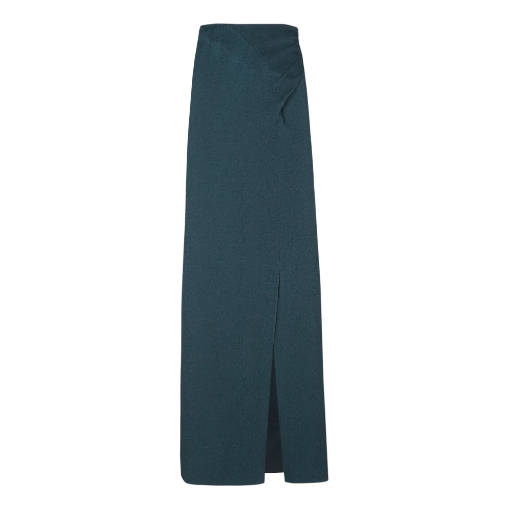 Cortana Women's Blue Wrap Midi Skirt - Maxi Skirts - Xs - Skirts