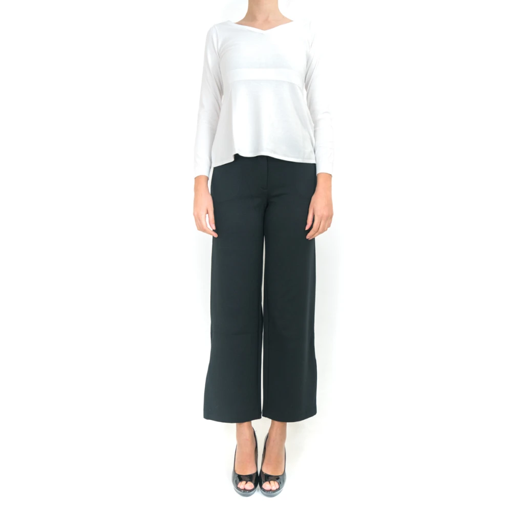 Armani Jeans Zwarte Panta Stijlvolle Modieuze Broek Black Dames