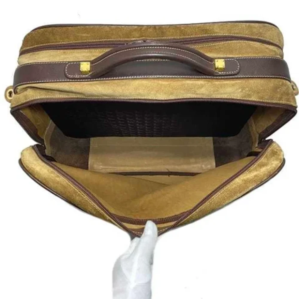Loewe Pre-owned Fabric handbags Brown Dames