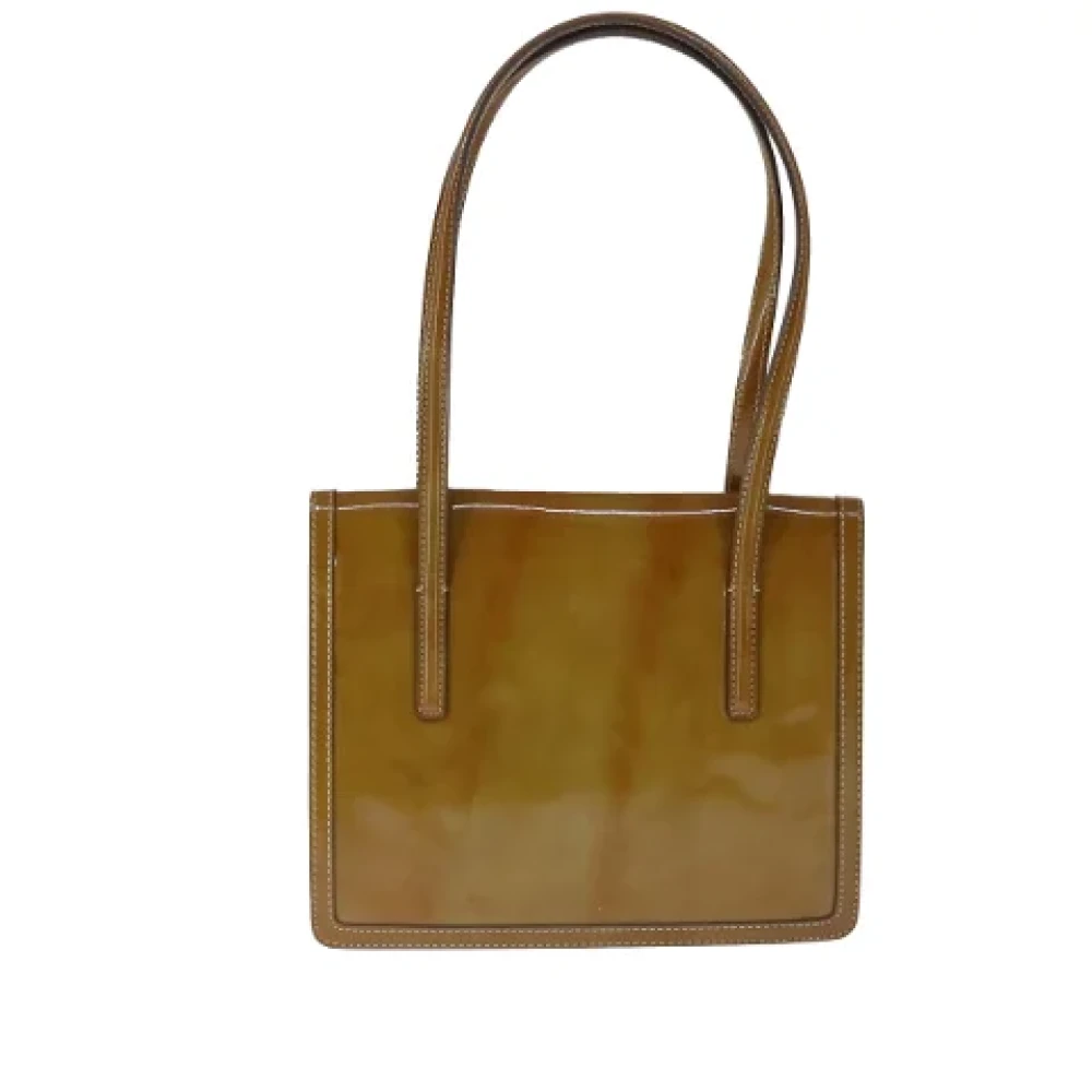 Salvatore Ferragamo Pre-owned Leather shoulder-bags Brown Heren