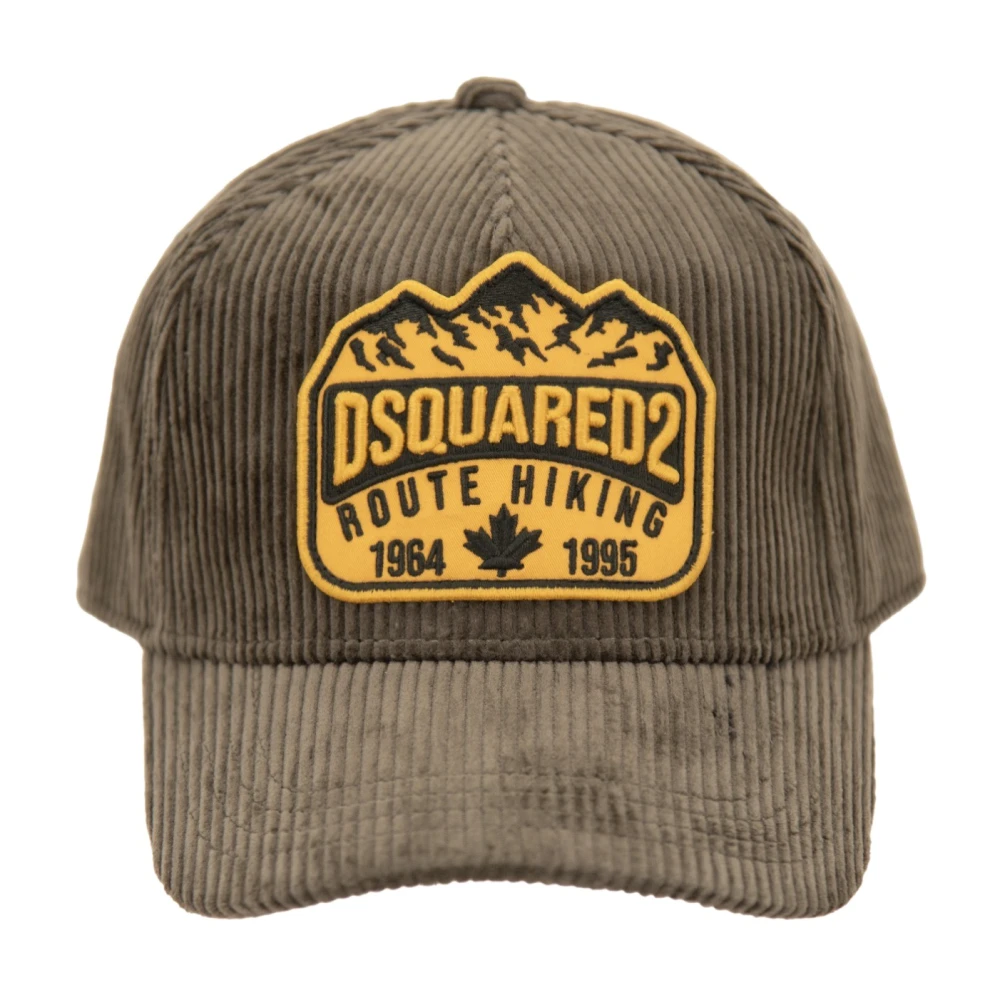 Dsquared2 Unisex Green Caps - Hats & Caps - One Size - Accessories