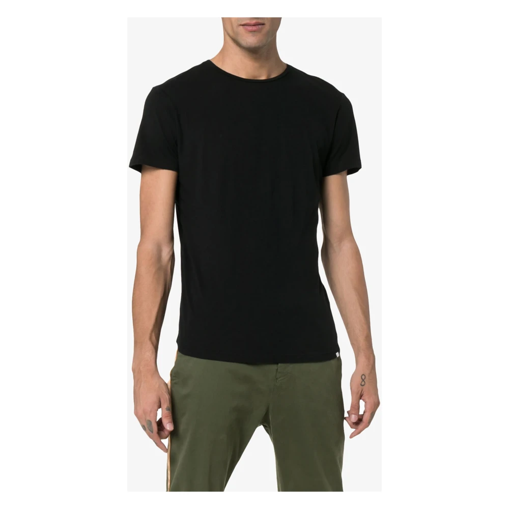 Orlebar Brown Katoenen Slim Fit T-shirt Blue Heren
