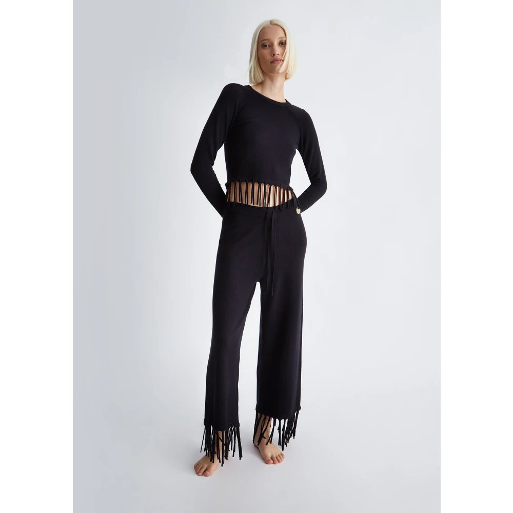 Liu Jo Trui met franjes Black Dames