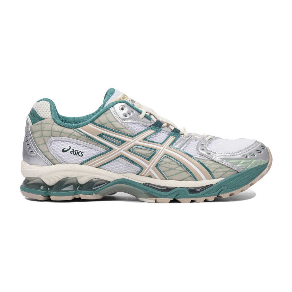 Asics Men's Multicolor Sneakers, 7 Uk, Silver Trainers With Gel Technology