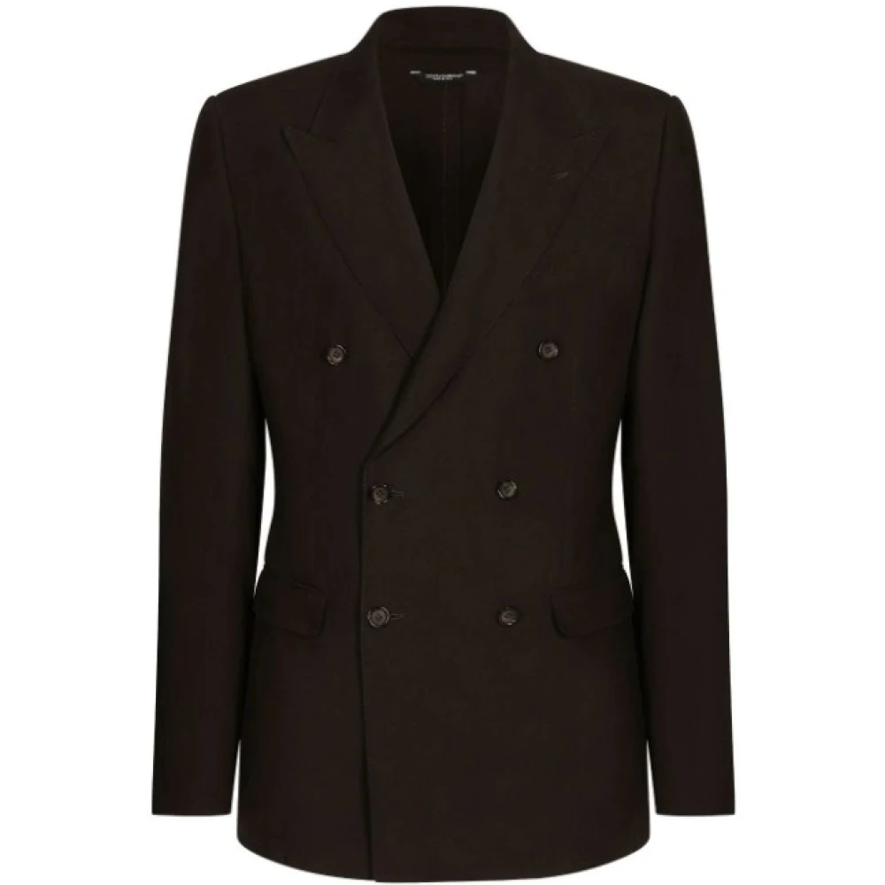 Dolce & Gabbana Men's Brown Dolce Gabbana Jackets - Blazers - L - Jackets
