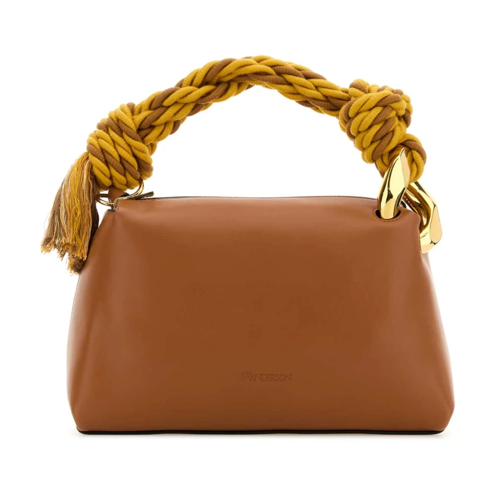 JW Anderson Karamel Leren Hoektas Brown Dames