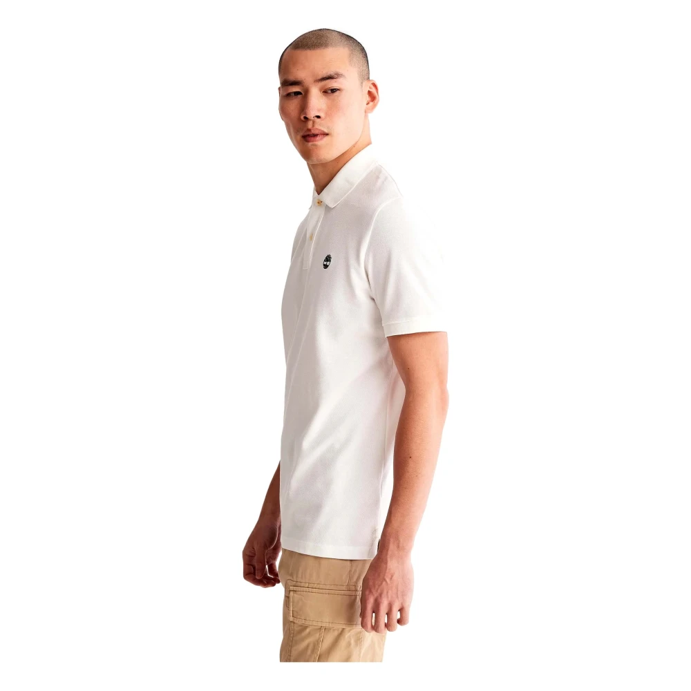 Timberland Polo met korte mouwen White Heren