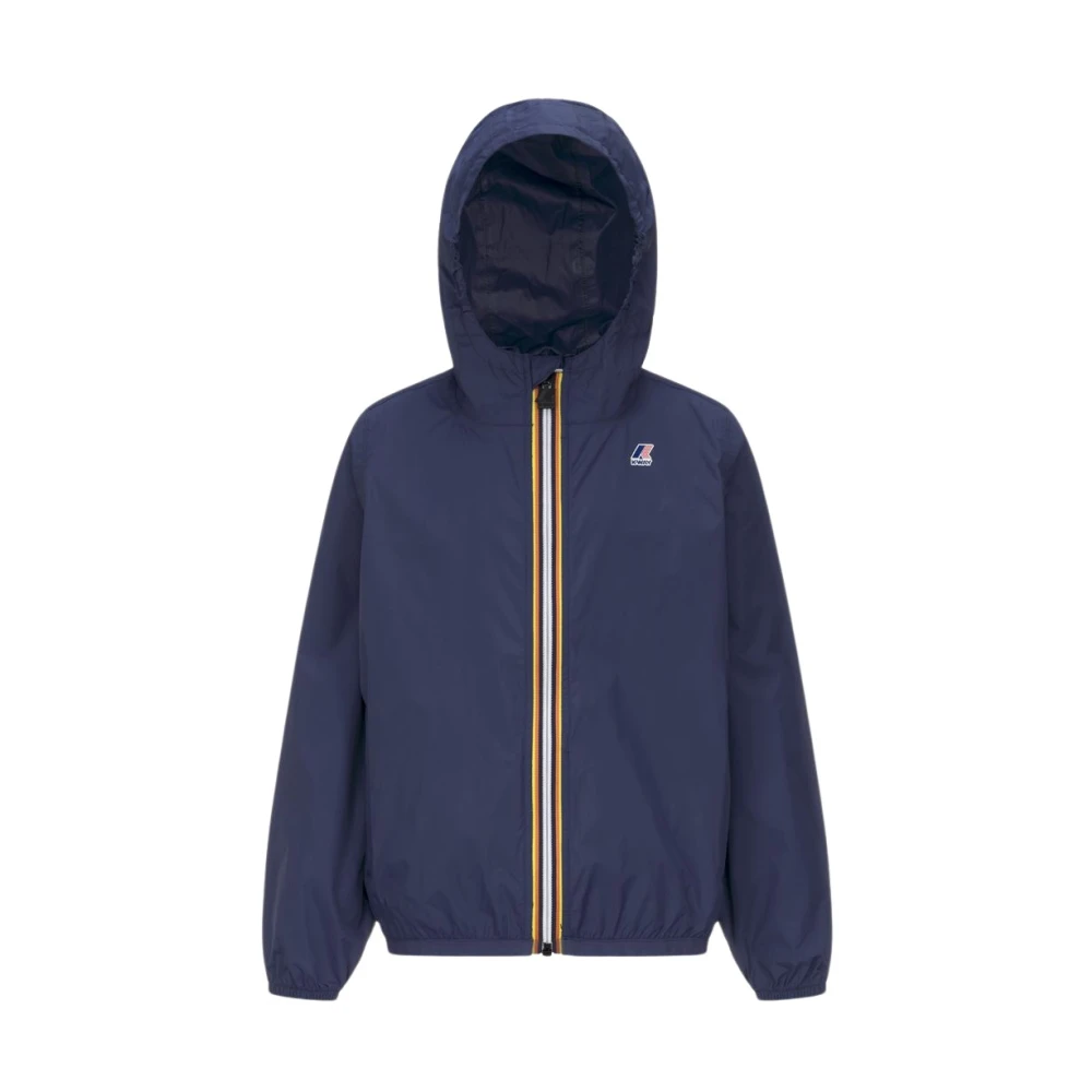 K-Way Unisex Blauw Warm Lichtgewicht Jas