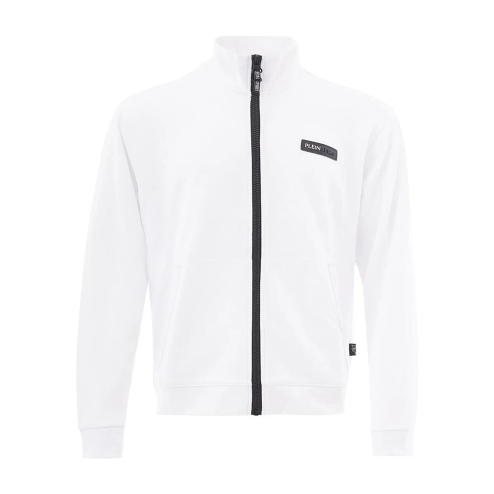 Plein Sport Luxe Katoenen Trui White Heren