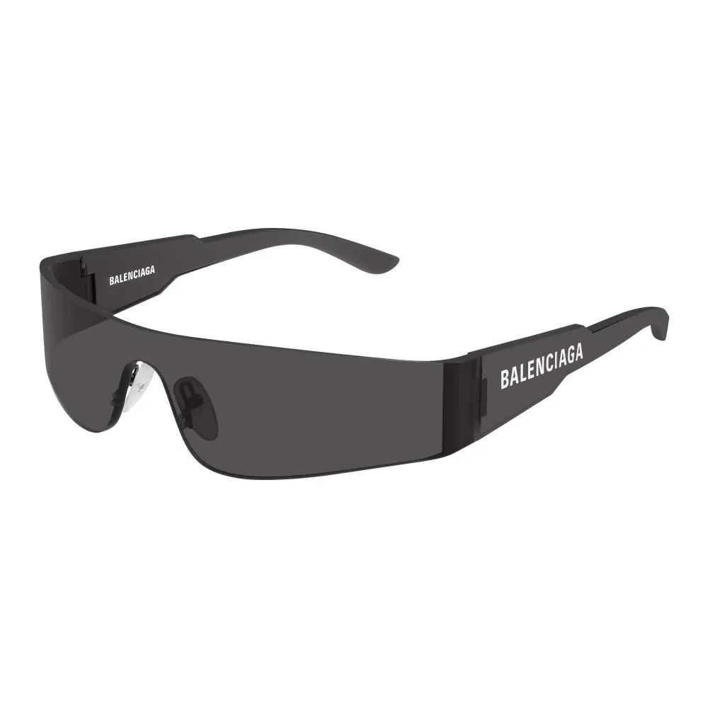 Balenciaga Unisex Gray Bb0041s Shield Sunglasses - Sunglasses - One Size - Accessories