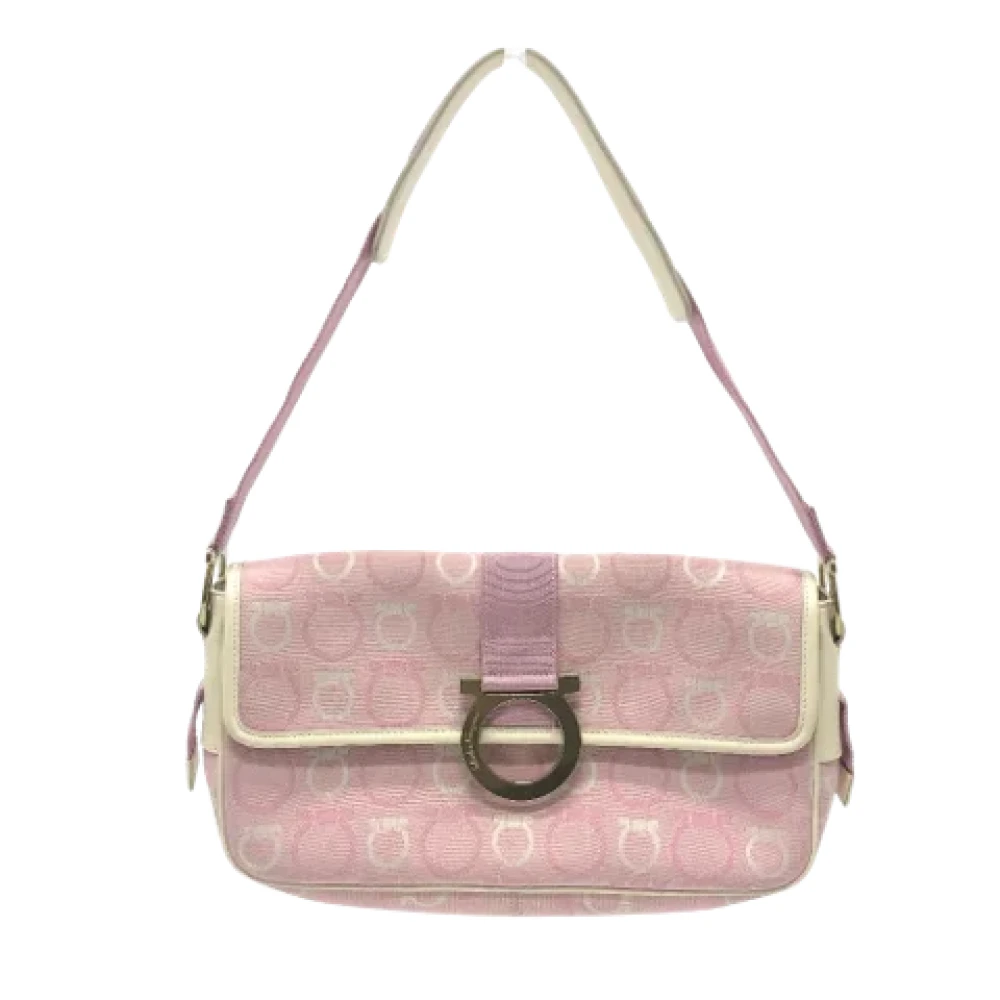 Salvatore Ferragamo Pre-owned Fabric shoulder-bags Pink Dames