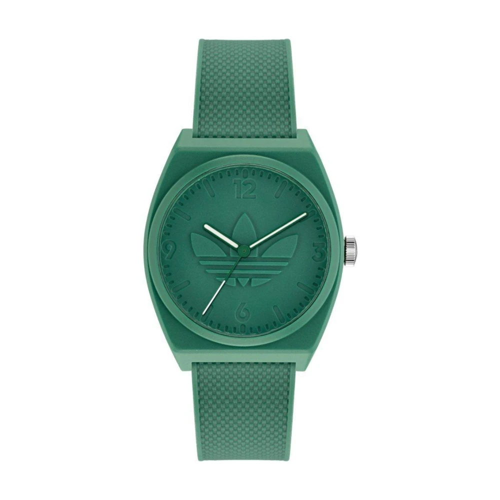Adidas Unisex Green Silicone Quartz Watch