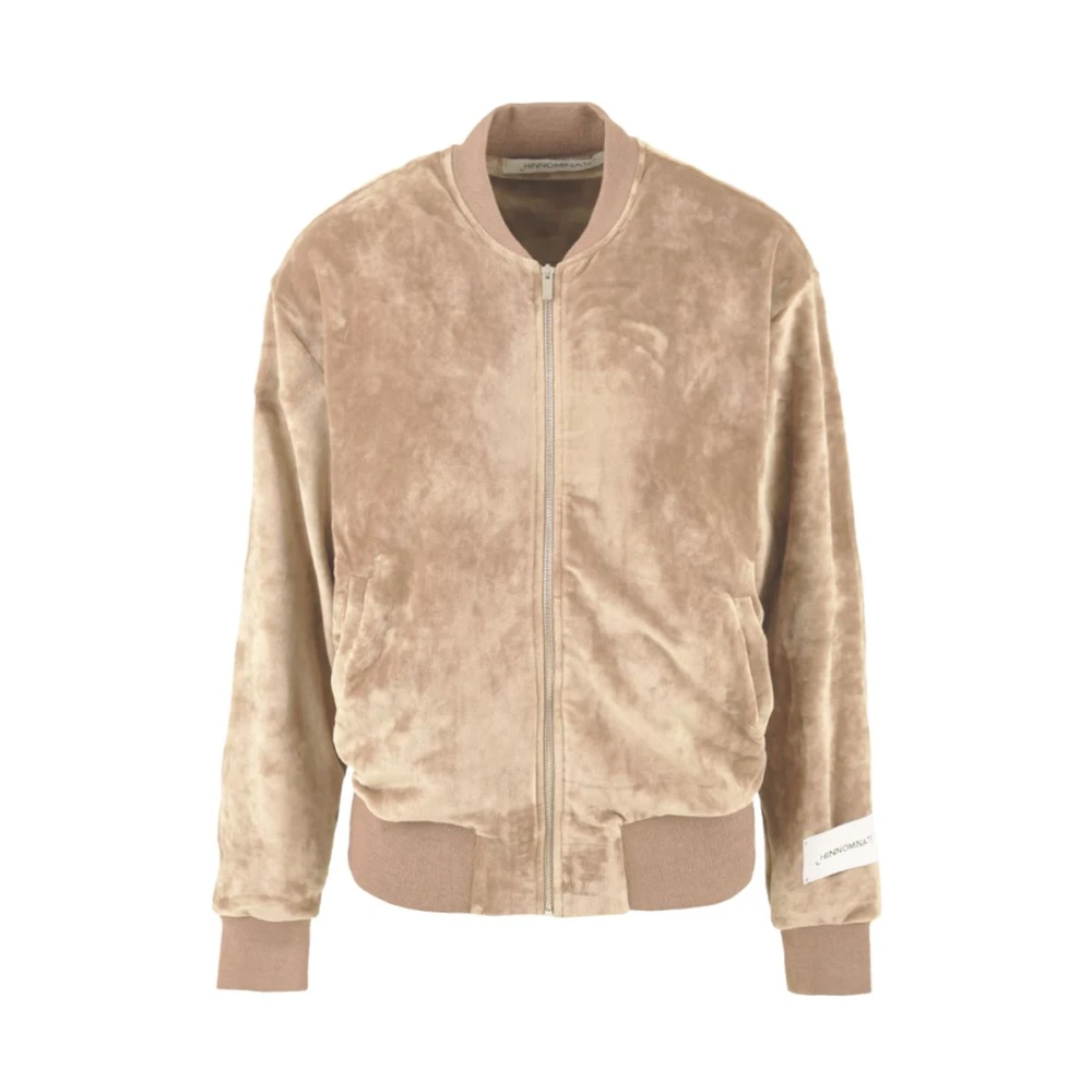 Hinnominate Chenille Bomberjack Jeans Set Beige Heren