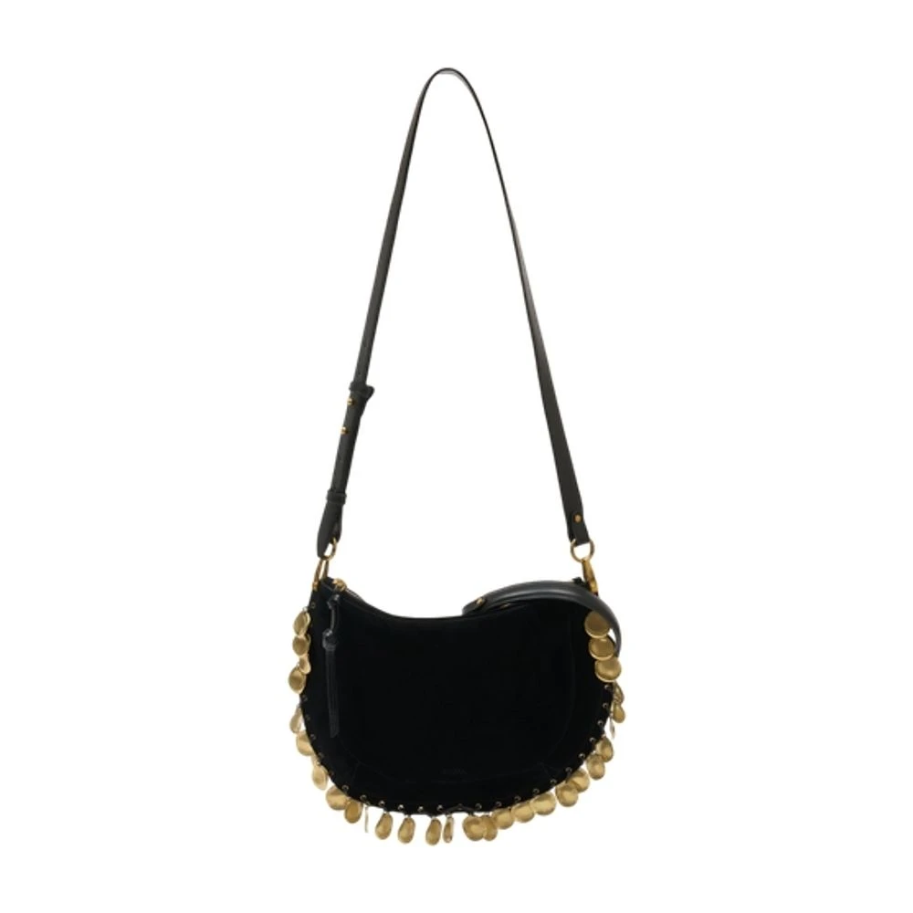 Isabel Marant Women's Black Oskan Soft Zip Shoulder Bag