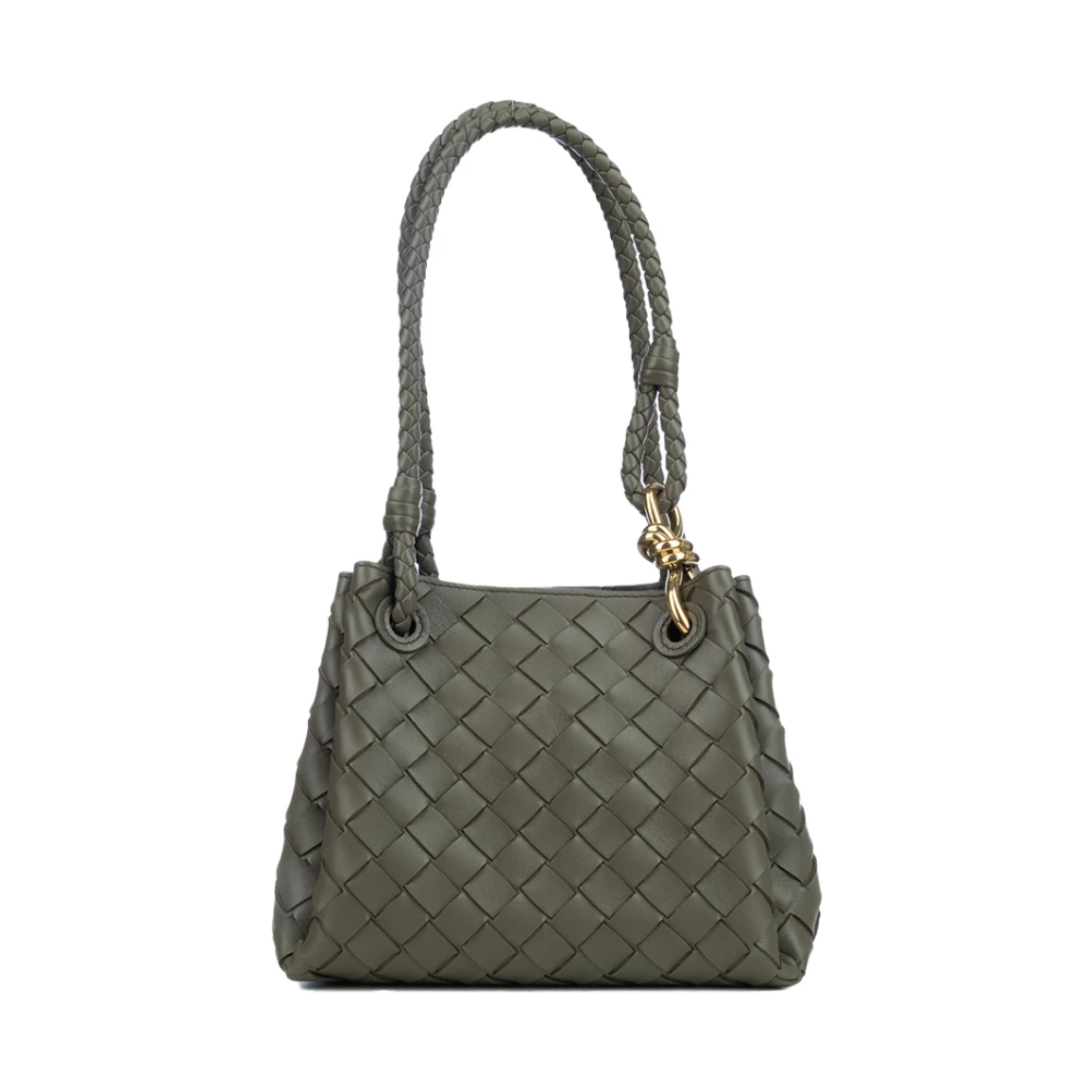 Luxuriöse Handtasche aus Lammleder - Bottega Veneta - Modalova