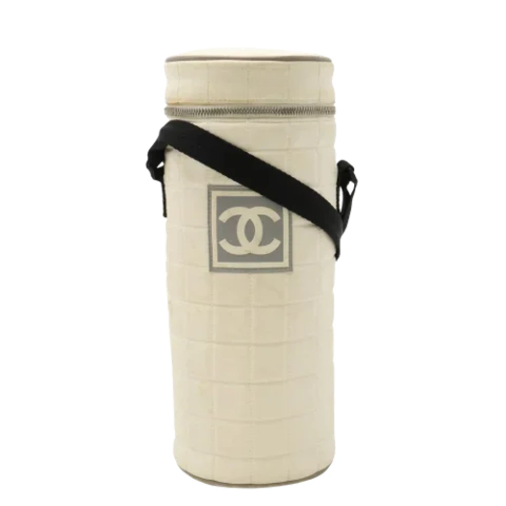 Chanel Vintage Pre-owned Nylon crossbody-bags White Dames
