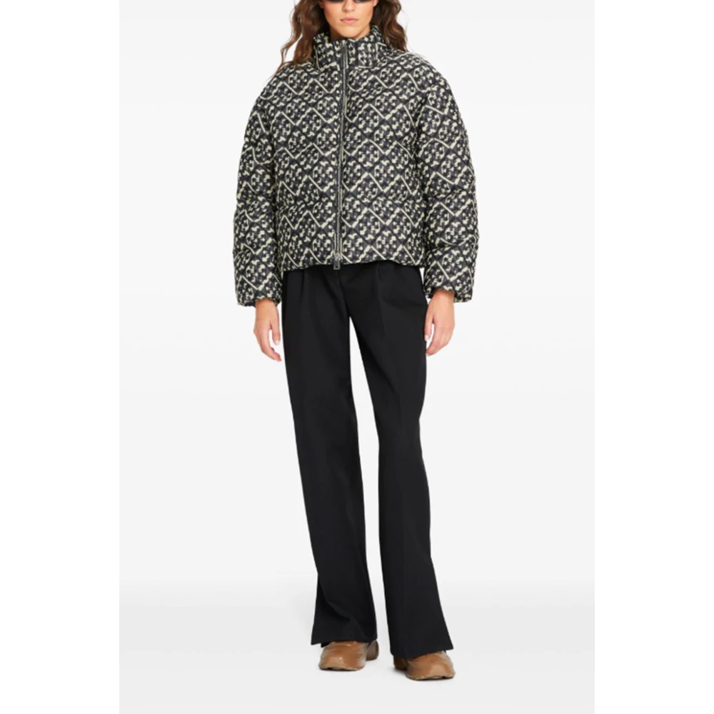 TORY BURCH Zwarte Eendendons Ritsjas Black Dames