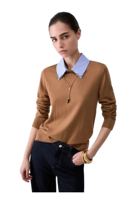Maglia Chiusa Colletto Popelin