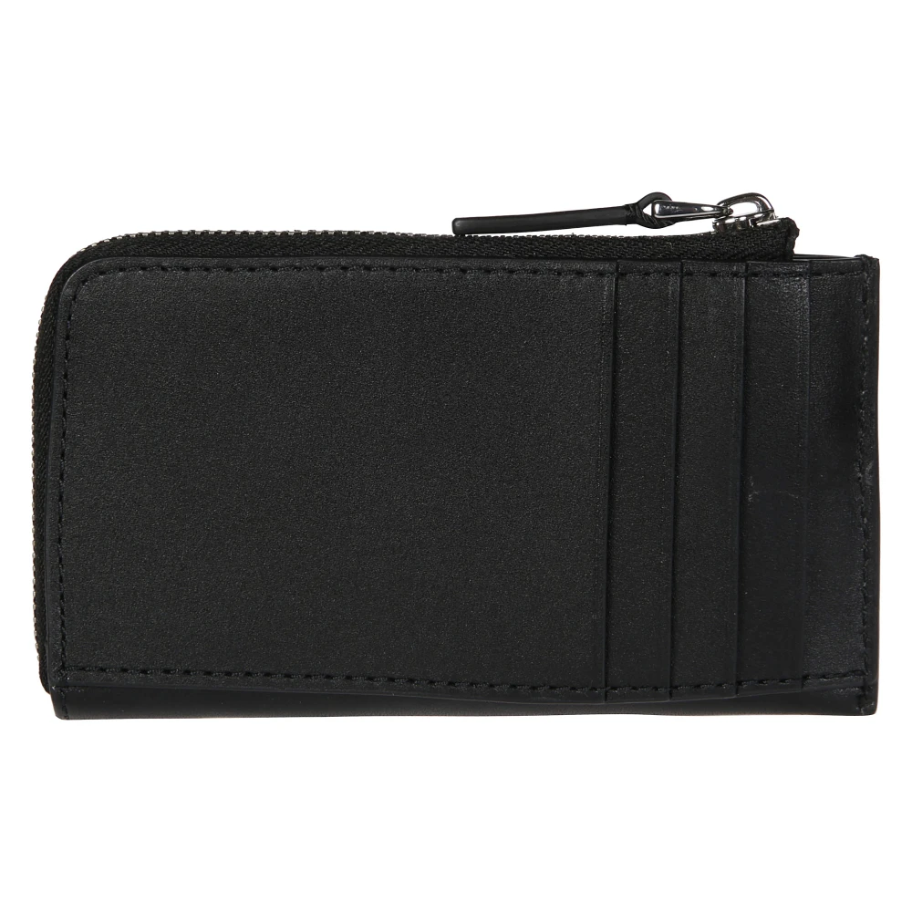 Marc Jacobs Stijlvolle Multi Wallet met Top Zip Black Dames