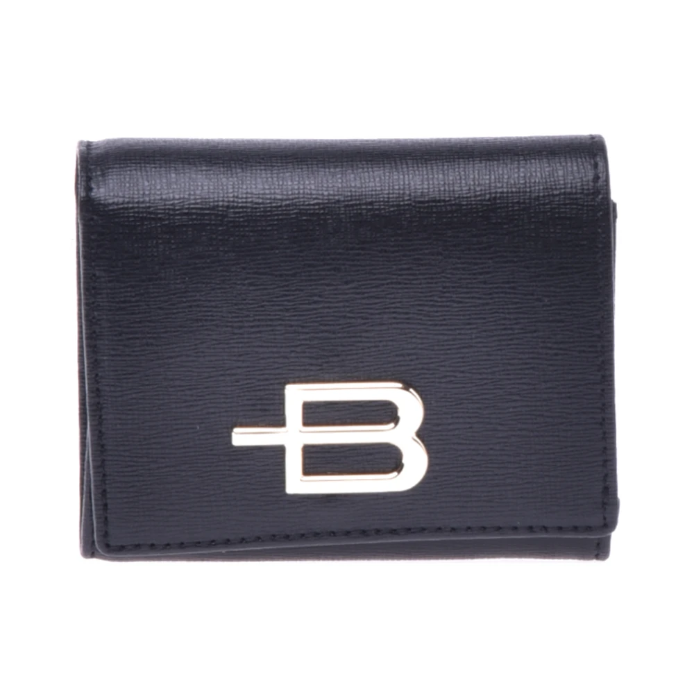 Baldinini Wallet in black saffiano Black Dames