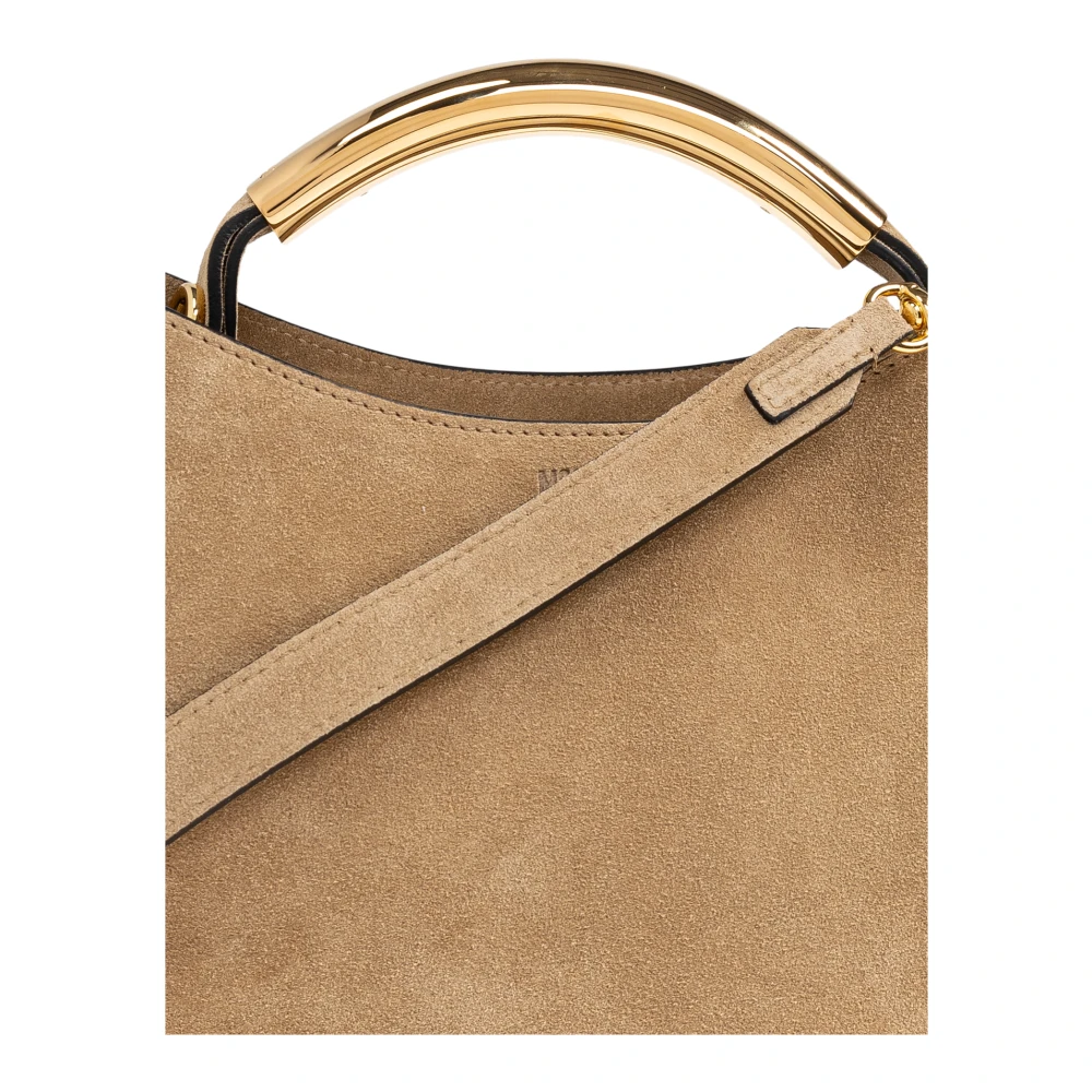 Moschino Suède handtas Beige Dames