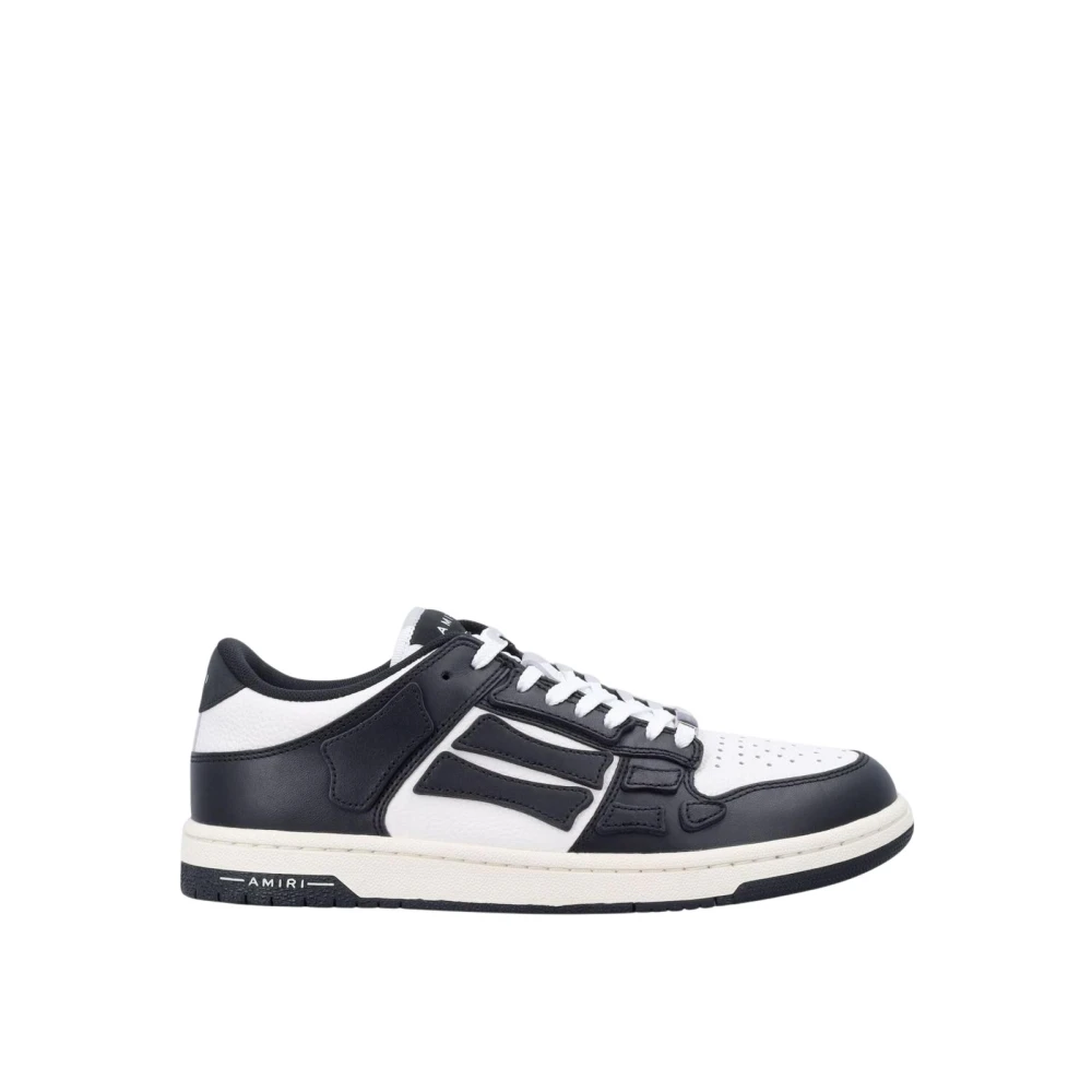 Amiri Women's Black Sneakers, 7 Uk, Low Top Leather Trainers