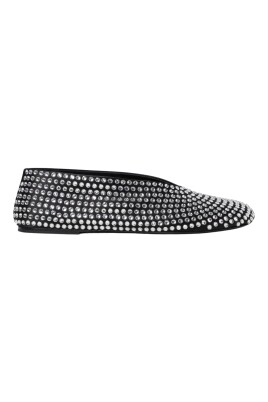 black-crystal-ballet-flats