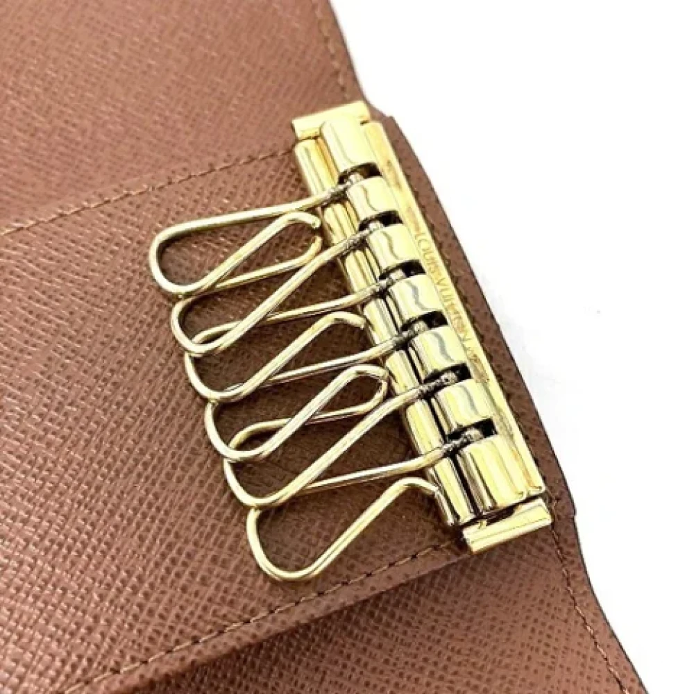 Louis Vuitton Vintage Pre-owned Fabric key-holders Brown Unisex