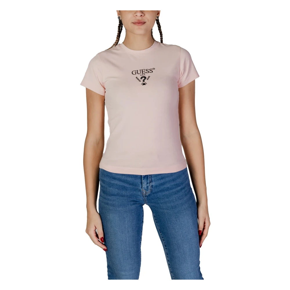 Guess - Tops > T-Shirts - Pink - Guess - Modalova