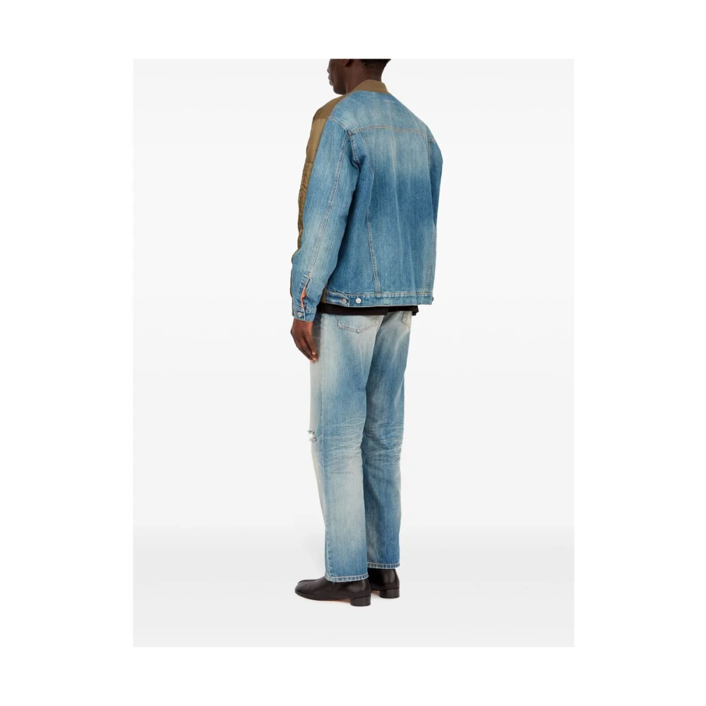 MM6 Maison Margiela Bruin Denim Jack Brown Heren