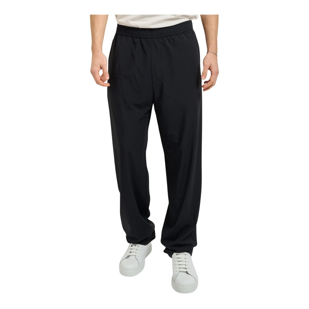 Armani Exchange Mannelijk Zwart Broeken Heren, W31, Pantalon Met Tailleband