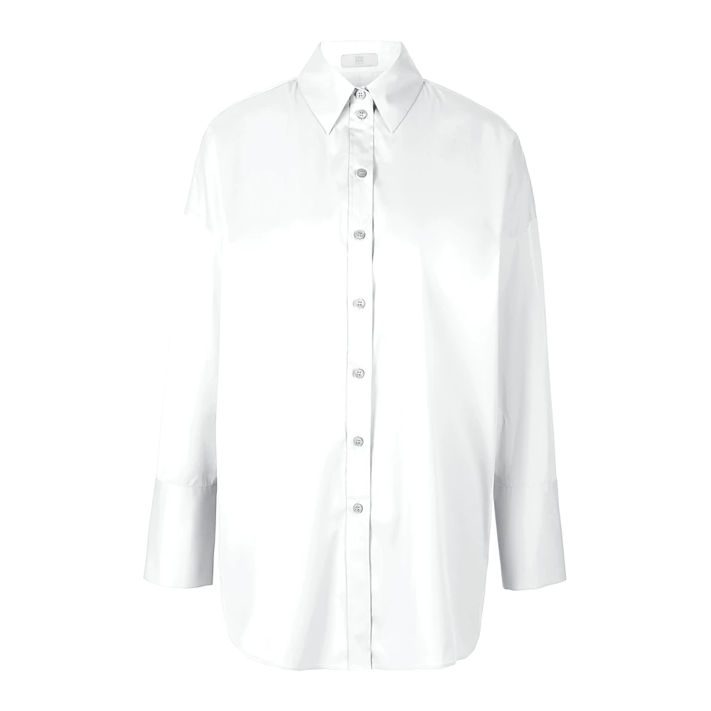 Riani Women's White Classic Popeline Stretch Blouse - Shirts - S - Blouses & Shirts