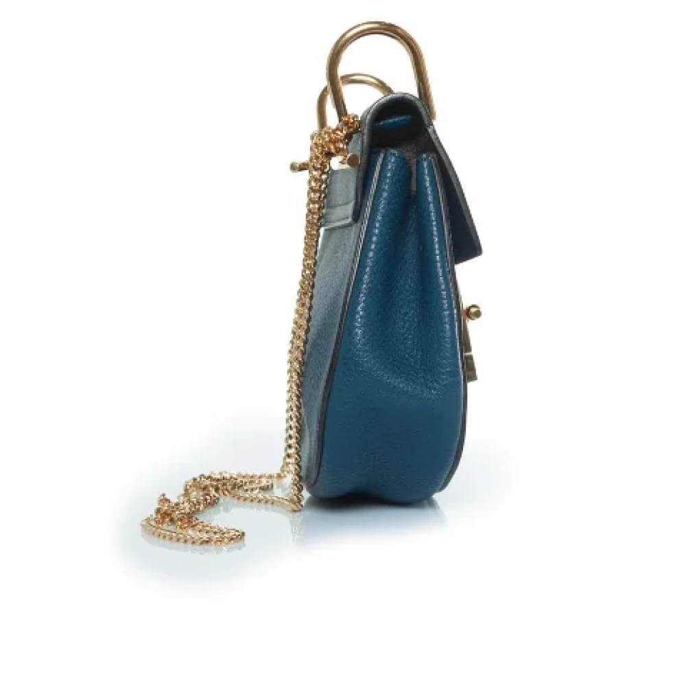 Chloé Pre-owned Leather shoulder-bags Blue Dames